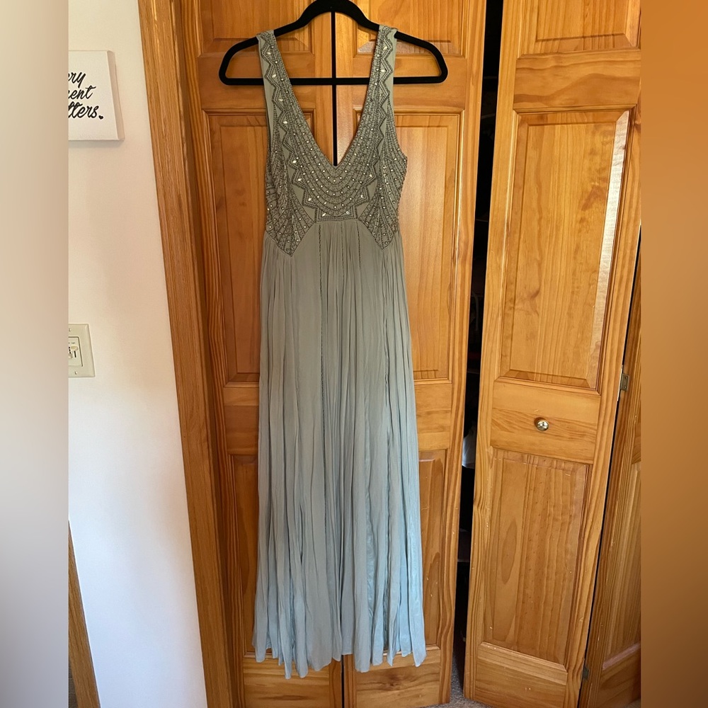 Free People Mint Green Maxi Dress